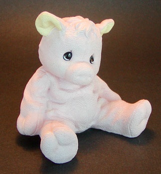 precious moments piggy bank pig resin