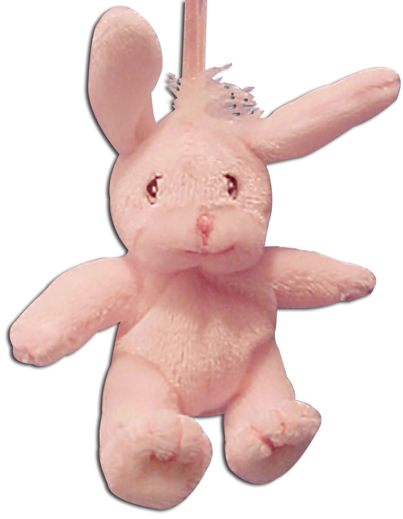 Plush Bunny Rabbit Ornaments