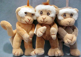 Precious Moments Monkey Ornaments 