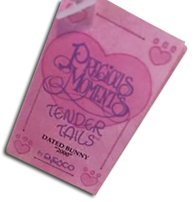Precious Moments Tender Tail Bean Bag 2000 Bunny Tag