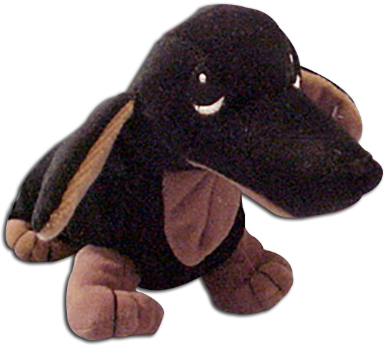 Tender Tail Puppy Dog Bean Bag Plush