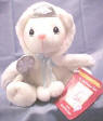 Precious Moments Tender Tail Bean Bag Plush #6 A Christmas Tale Winter Queen Bear - "The Sugar Plum Pixie led Clarice her nutcracker ornament, the mouse and the SqueaKing to the Winter Queen's palace. There they ate, laughed and sang. Soon Clarice became tired, so the Winter Queen invited her to lie down for a nap. When she awoke, she was curled under the Christmas Tree at home. What a wonderful dream she had!"