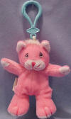 Precious Moments Tender Tail Plush Cat Clip On Key Chain