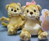 Precious Moments Tender Tails Bean Bag Plush Noah's Pair of Tigers