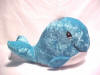 Precious Moments Tender Tail Bean Bag Plush Blue / Aqua Whale - Available only at select Carlton Card Stores