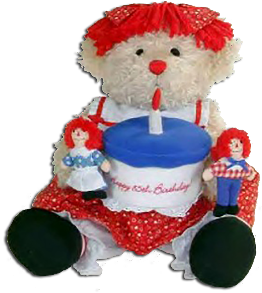 Raggedy Ann's Birthday Teddy Bear