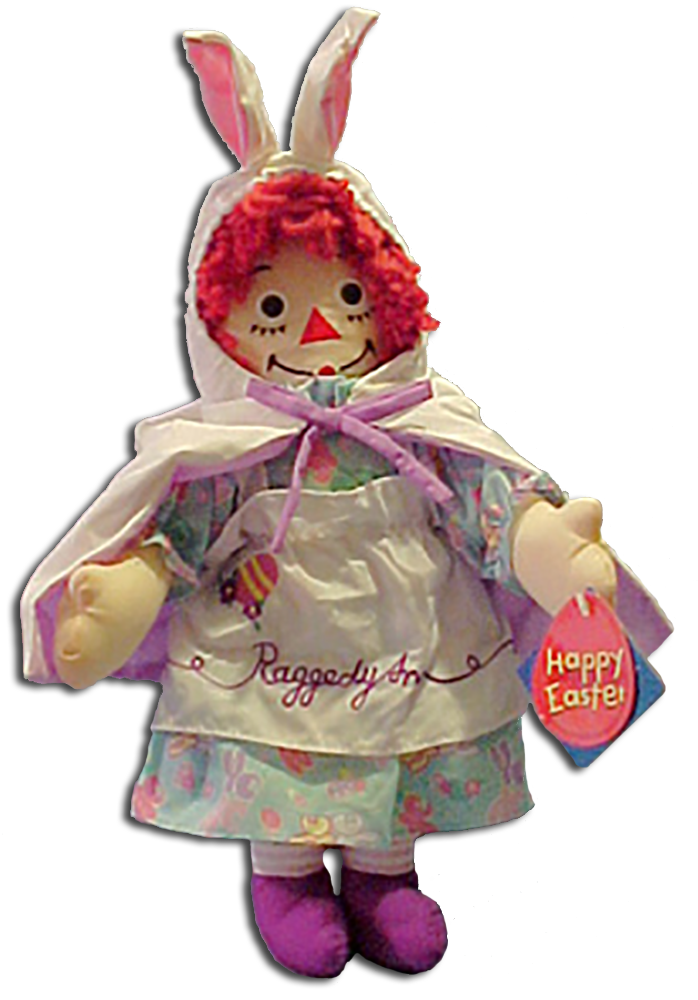 2001 Easter Raggedy Ann with Cape and Bunny Hood 2001 Easter Raggedy Ann with Cape and Bunny Hood