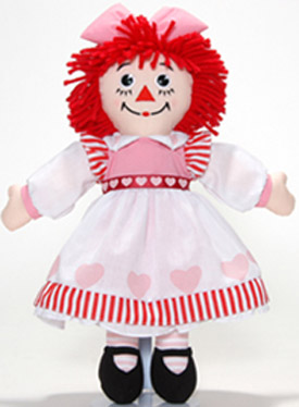 Valentines Day Raggedy Ann Dolls