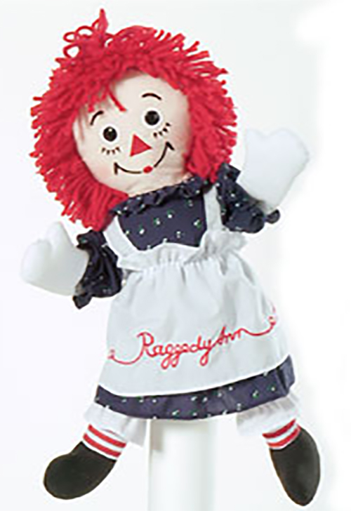 Raggedy Ann and Andy Finger and Full Body Hand Puppets.  Wear them on your finger, wear them on your hand they TICKLE your imagination.