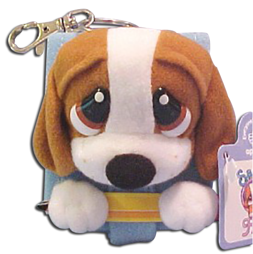 Sad Sam and Honey Basset Hound Keychains