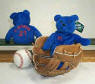 Salvino's Bamm Beanos Bean Bag Plush Teddy Bear 1998 Opening Day Roger Clemens