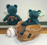 Salvino's Bamm Beanos Bean Bag Plush Teddy Bear 1998 Opening Day Cal Ripken Jr.