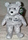 Salvino's Bamm Beanos Bean Bag Plush Teddy Bear 1998 World Champs David Wells