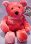 Salvino's Bamm Beanos Bean Bag Plush Teddy Bear 1999 Opening Day Mark McGwire - tag reads: Mark McGwire #25 Opening Day What do you do for an encore after you hit more homers than any baseball player ever hit in a season? Stand Back and See (issued Spring of 1999)