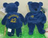 Salvino's Bamm Beanos Bean Bag Plush Teddy Bear 1999 Opening Day Mo Vaughn #42 - (issued Spring of 1999)