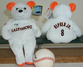Salvino’s 7th Inning Stretch baseball bammers feature your favorite baseball athletes - these new look bears feature the player’s first name and team across the chest and the player’s last name and number on the back