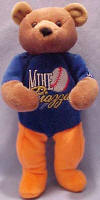 teddy bear image of Salvino's Bammer Ball Plush Teddy Bear Mike Piazza - New York #31