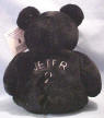 back of Salvino's Bamm Beanos Derek Jeter Large Plush Teddy Bear