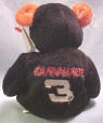 back of NASCAR Salvino's Bammers Teddy Bear Dale Earnhardt #3