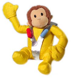 Curious George Astronaut Plush Doll Curious George Astronaut Plush Doll