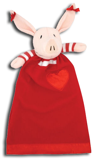 olivia pig lovie security blanket