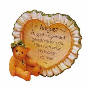 Cherished Teddies Birthstone Plaques