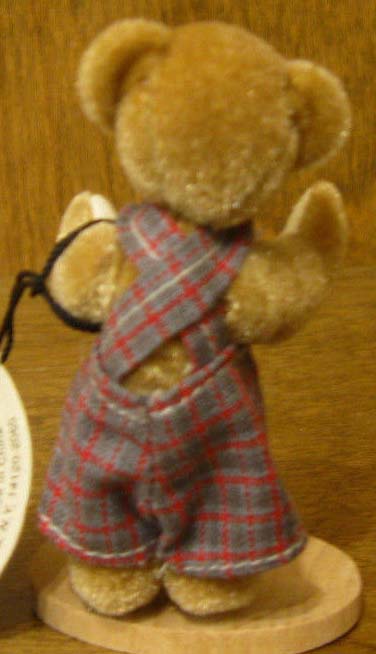 Ganz Cottage Collectibles Miniatures Joey the Tan Teddy Bear in Burgundy Pants Ganz Cottage Collectibles Miniatures Joey the Tan Teddy Bear in Burgundy Pants
