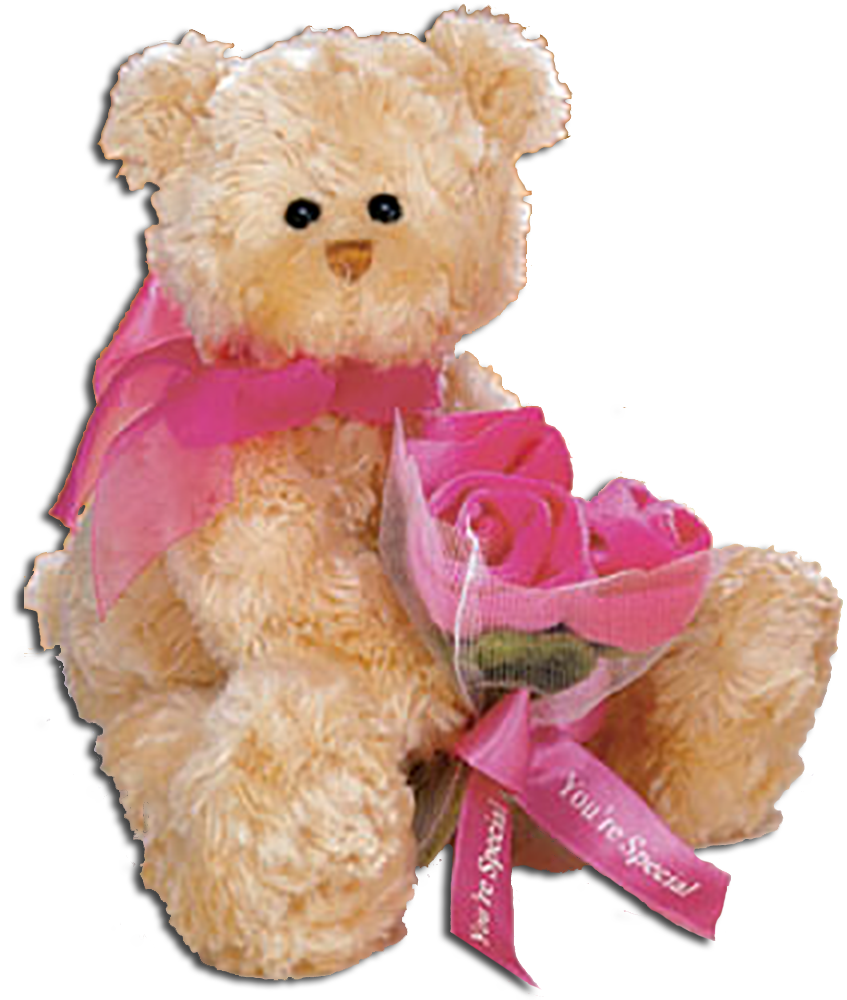 Teddy Bears are sure to put on smile on Mom's face on Mother's Day. A Soft cuddly friend for Mom to curl up with while you do all the chores!