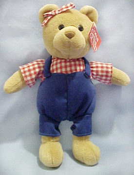 Gund Beansberry Bear Blue Bean Bag Gund Beansberry Bear Blue Bean Bag