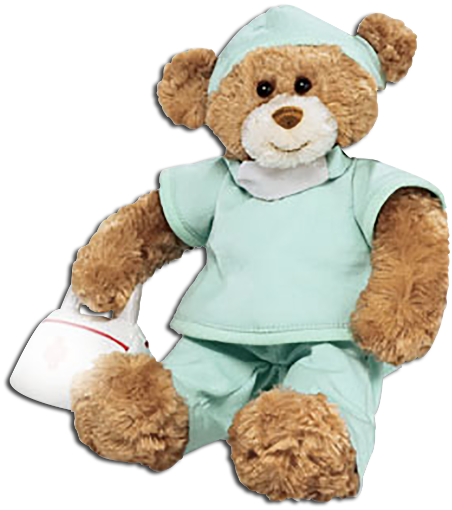 Gund has made beautiful Teddy Bears in many styles over the years. Their Doctor, Surgeon and Nurse Teddy Bears are ADORABLE!