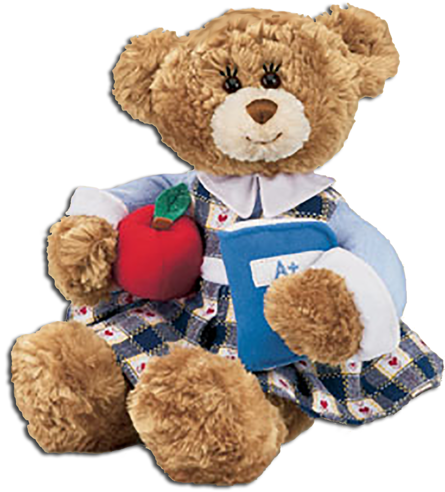 Gund has made beautiful Teddy Bears in many styles over the years.  Their Teacher Teddy Bears are ADORABLE!