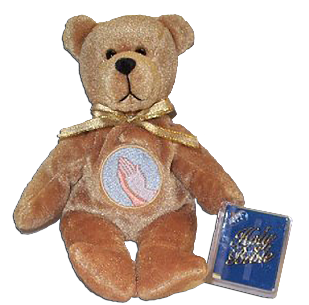 Holy Bears Christianity Series are adorable plush teddy bears to celebrate the Lord’s work. Find Ichthus the Christian Fish Bear and the Amen Teddy Bear with their Bible verse on their hang tags.