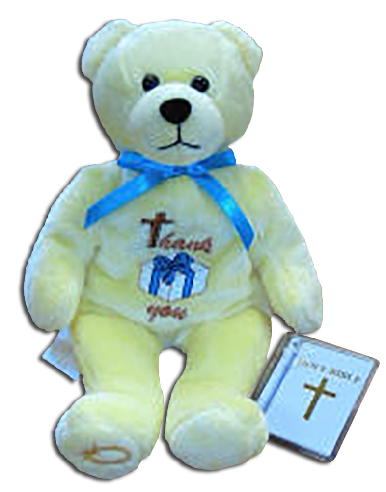 A Christian gift to celebrate Gratefulness. These adorable teddy bears were made by Holy Bears and make the perfect Thank You gift!