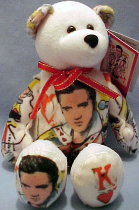 Elvis Presley the King of Hearts Teddy Bear Elvis Presley the King of Hearts Teddy Bear