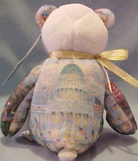 Thomas Kinkade 'Flags Over The Capital' Teddy Bear Thomas Kinkade 'Flags Over The Capital' Teddy Bear