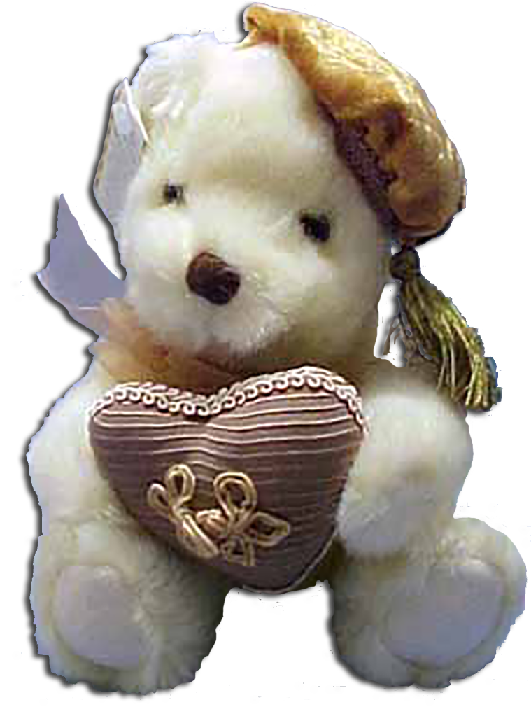 Cuddly soft plush teddy bears for Mother's Day. Choose from Antique Heart Throb teddy Beras to Mom's Taxi bears.