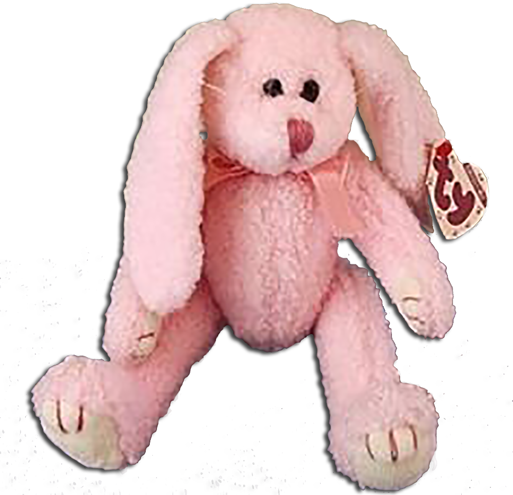 TY Attic Treasure Strawbunny Bunny Rabbit 6th Gen Hang Tag TY Attic Treasure Strawbunny Bunny Rabbit 6th Gen Hang Tag
- introduced on 1/1/98 and retired on 5/11/99
- Tag reads: "You Tickle Me Pink"
Fully jointed plush pink bunny rabbit with a darker pink bow around her neck.