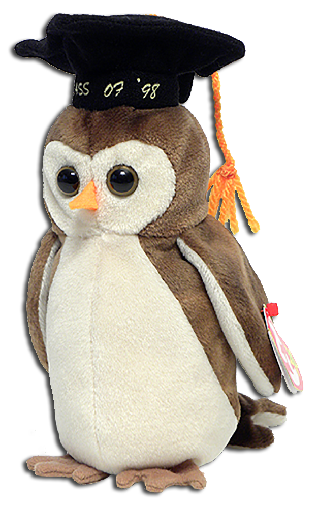 Details about   Ty Class of 2001 SMART Graduation Owl Beanie Baby
