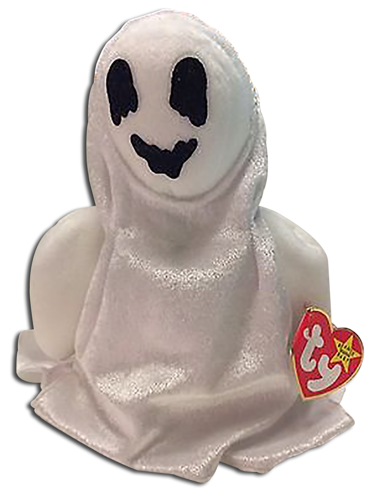 TY Beanie Babies for Halloween are adorable Halloween jack o lanterns and cute ghosts. All are made from a soft plush fabric and perfect for a Halloween gift. 