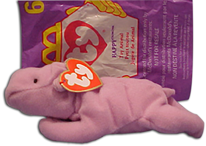 Hippo McDonalds TY Teenie Beanie Babies