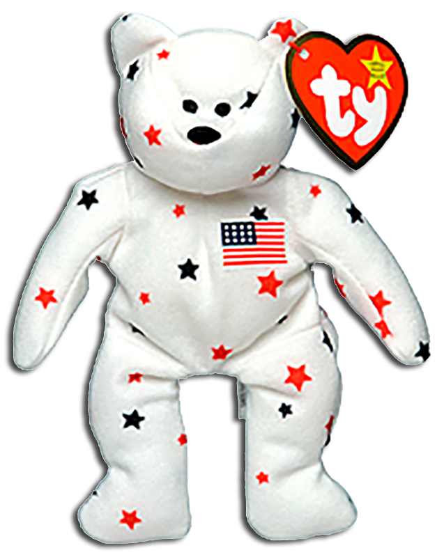 Patriotic McDonalds' TY Teenie Beanies Teddy Bears