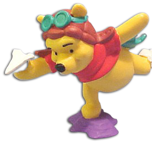 Winnie the Pooh Pilot Figurines
