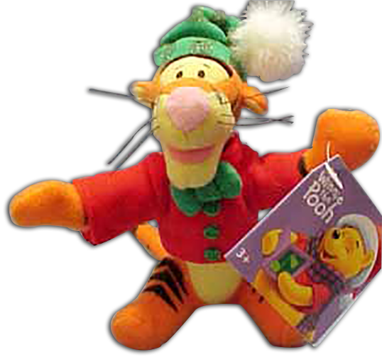 Disney's Plush Christmas Tigger Dressed as an Elf Disney's Plush Christmas Tigger Dressed as an Elf