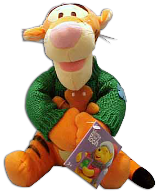 Disney's Plush Christmas Tigger with Gingerbread Man Disney's Plush Christmas Tigger with Gingerbread Man