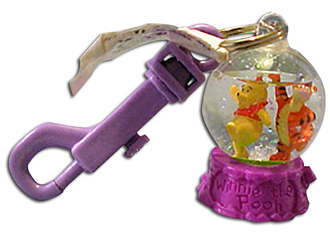 Winnie the Pooh and Friends Snow Globe Key Chains