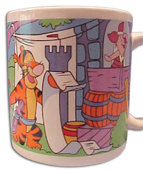Disney's Pooh & Gang California Holly 100 Acre Woods Ceramic Mug