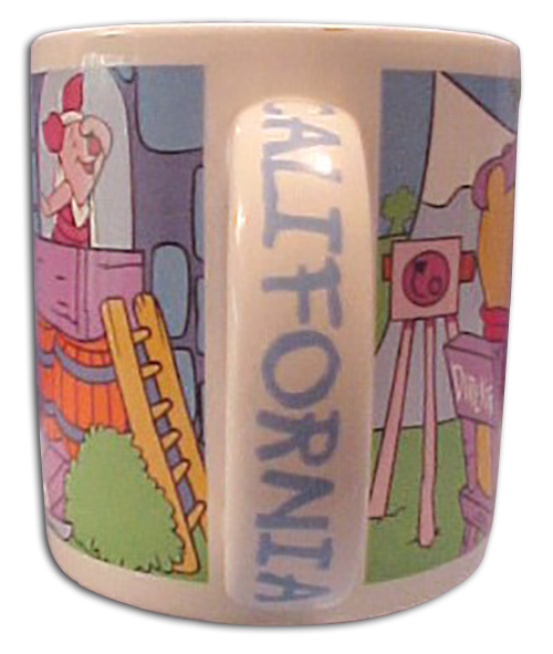 Disney's Pooh & Gang California Holly 100 Acre Woods Ceramic Mug
