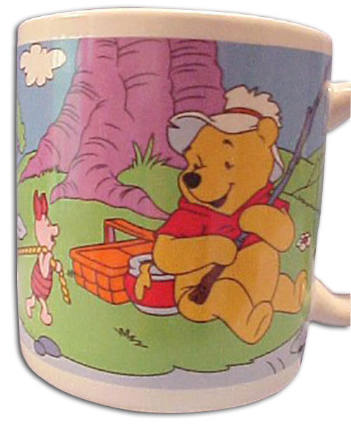 Disney's Pooh & Gang Picnic in 100 Acre Woods Florida Ceramic Mug