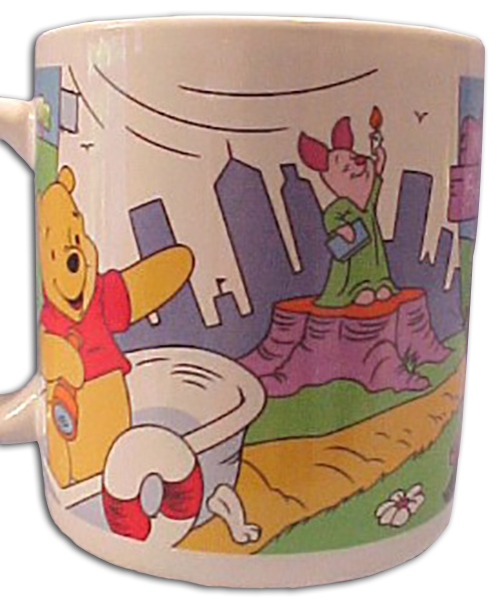 Disney's Pooh & Gang New York 100 Acre Woods Style Ceramic Mug