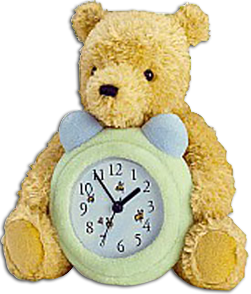 Gund Disney Plush Winnie the Pooh Clocks